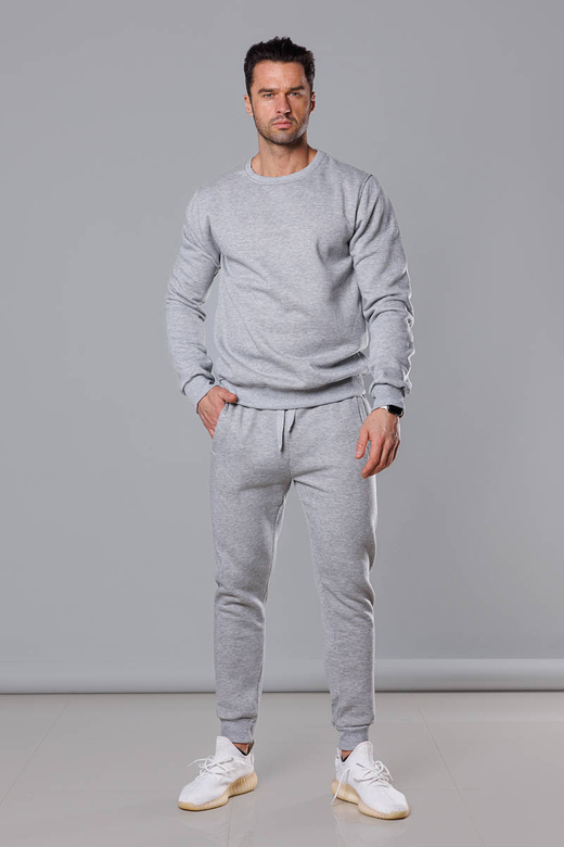 Bluza męska basic jasny szary