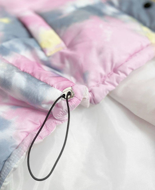 KOLOROWA KAMIZELKA DAMSKA RÓŻOWO-SZARA (1855)