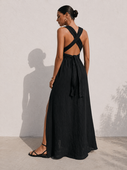 PENCIL DRESS BLACK (273ART)