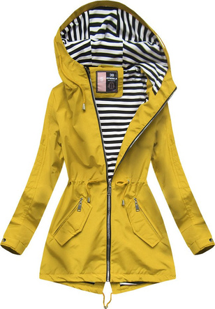YELLOW PARKA IN MARINE STYLE (W647)