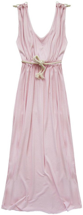 GREEK STYLE DRESS POWDER PINK (109ART)