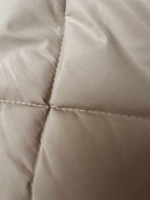 Jasnobeżowa długa kamizelka oversize 