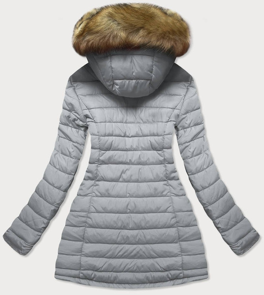 ZWEISEITIGE JACKE MIT KAPUZE MARINEBLAU-GRAU (W213)