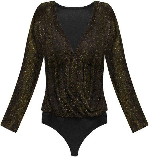 SHINY ENVELOPE BODY BLACK-GOLD (171ART)