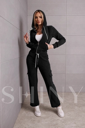 Dres ze spodniami typu cargo czarny