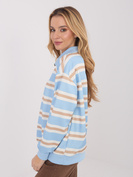 Jasnoniebieska bluza w paski