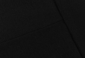 Czarne legginsy sportowe typu capri damskie