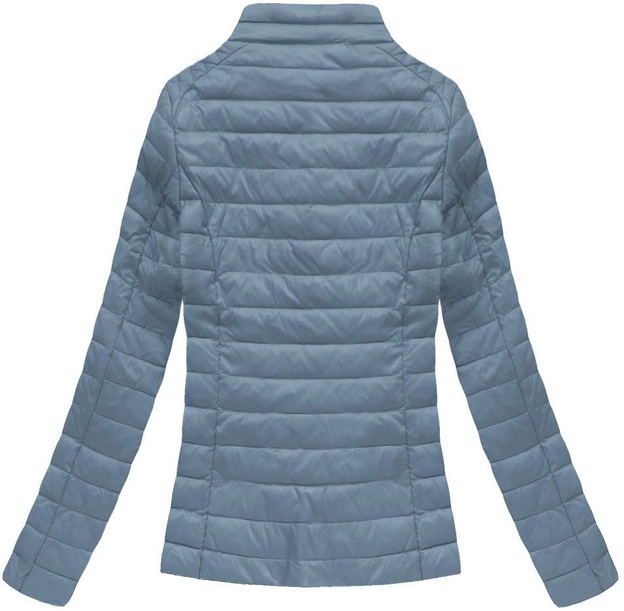 QUILTED HOODED JACKET LIGHT BLUE (1828BIG)