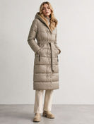 LANGE JACKE MIT HAUBE SCHWARZ (PM7231)
