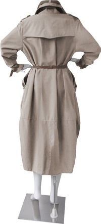 OVERSIZOWY TRENCZ BEŻOWY (557ART)