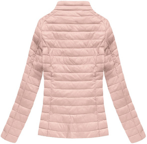 QUILTED HOODED JACKET SALMON (1828BIG)