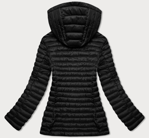 QUILTED HOODED JACKET RED (7218)