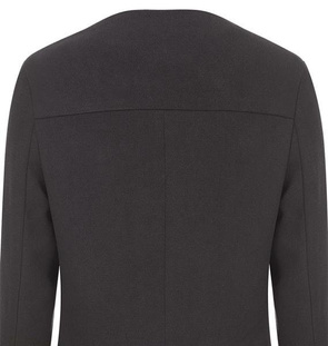 PROSTY PŁASZCZ Z ZAMKIEM CZARNY (2425)