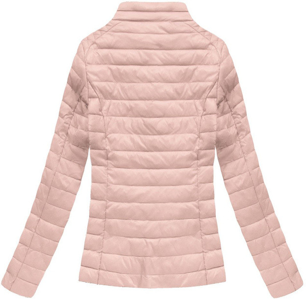 QUILTED HOODED JACKET SALMON (1828BIG)
