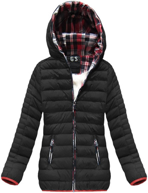 SHORT QUILTED JACKET BLACK (CX177W)