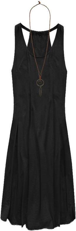 OVERSIZE KLEID SCHWARZ (7751)