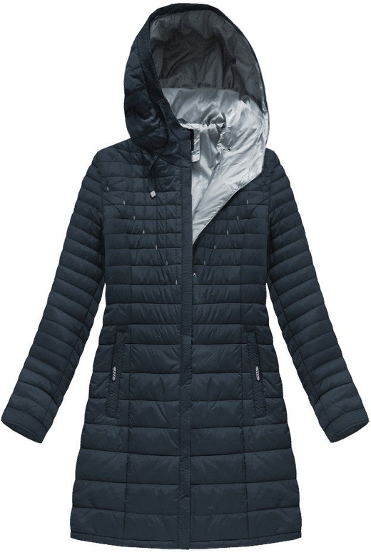LONG HOODED JACKET NAVY BLUE (GWW-1790)