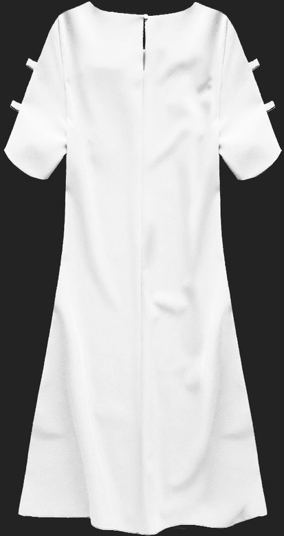 EINFACHES KLEID MIT SCHLEIFEN SAHNE (87/2ART)