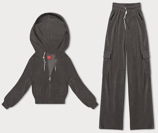 Dres ze spodniami typu cargo grafitowy