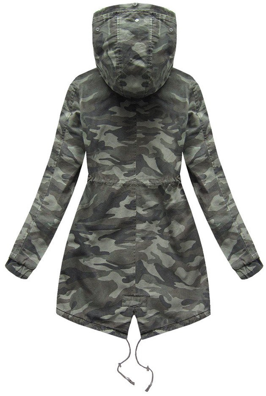 COTTON PARKA CAMOUFLAGE KHAKI (B1309)