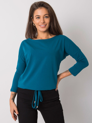 Uniwersalna morska bluzka z rękawem 3/4