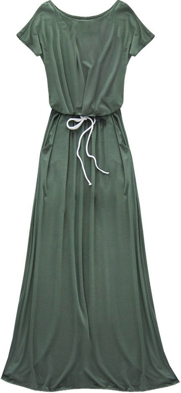 MAXI LÄNGE KLEID GRÜN (110ART)