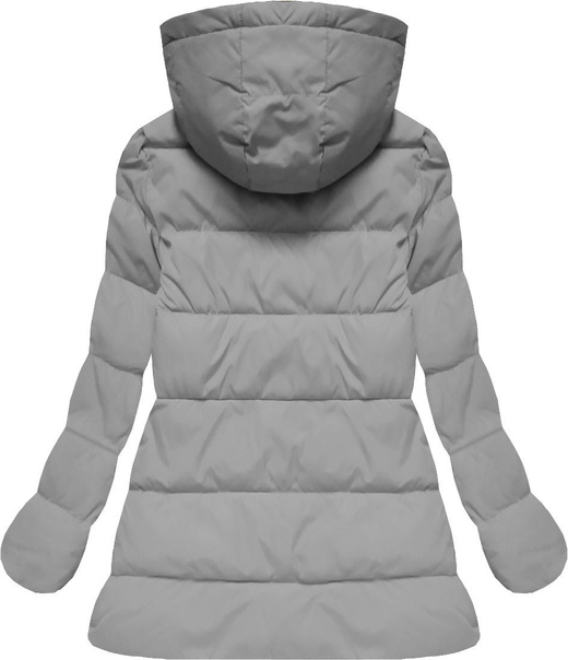 STEPPJACKE MIT KAPUZE GRAU (2012)