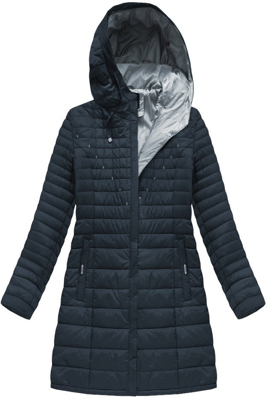 LONG HOODED JACKET NAVY BLUE (GWW-1790)