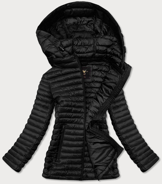 QUILTED HOODED JACKET RED (7218)