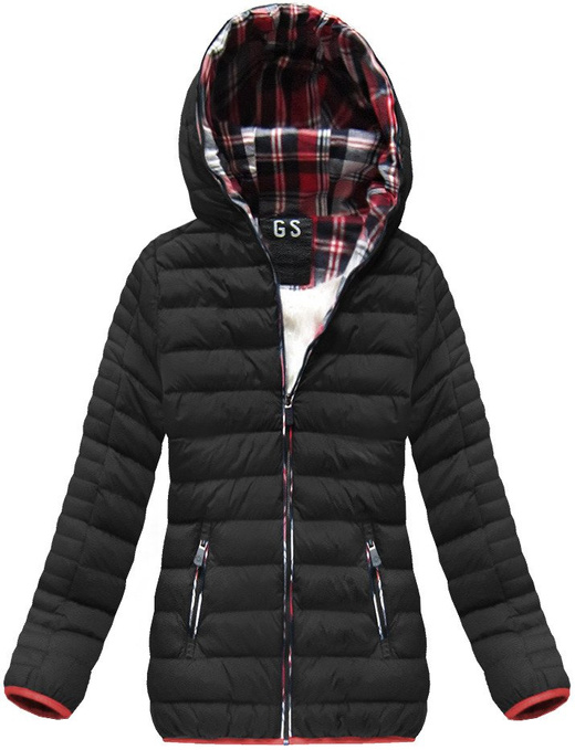SHORT QUILTED JACKET BLACK (CX177W)