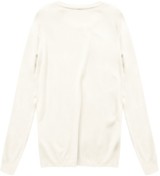 JUMPER WITH POCKETS ECRU (P7021)
