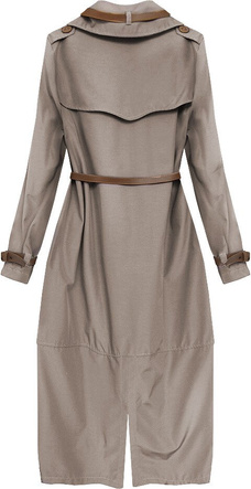 OVERSIZOWY TRENCZ BEŻOWY (557ART)