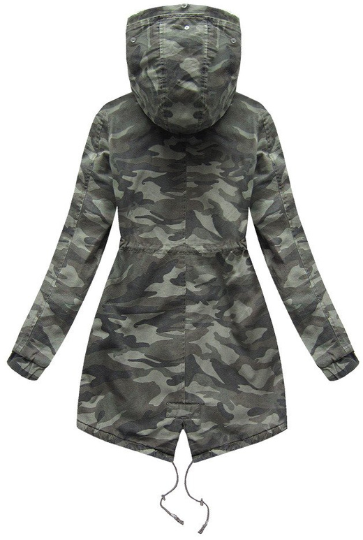 COTTON PARKA CAMOUFLAGE KHAKI (B1309)