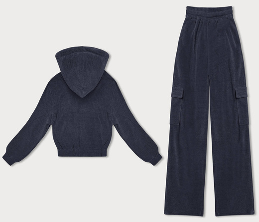 Dres ze spodniami typu cargo granatowy