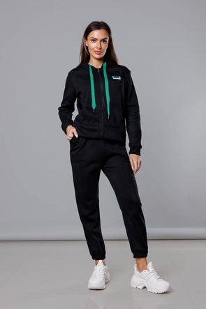 Damski komplet dresowy w kolorze czarnym