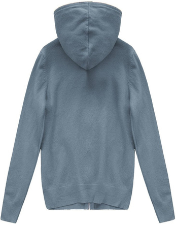 PULLOVER MIT KAPUZE BLAU (P101)