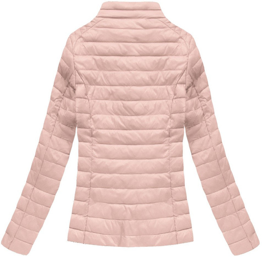 QUILTED HOODED JACKET SALMON (1828BIG)