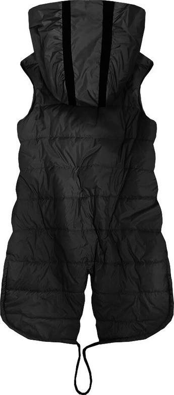 BLACK OVERSIZE VEST (567ART)