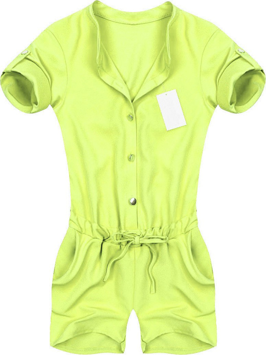 KURZ OVERALL MIT STEHKRAGEN LIMONE (ART28)