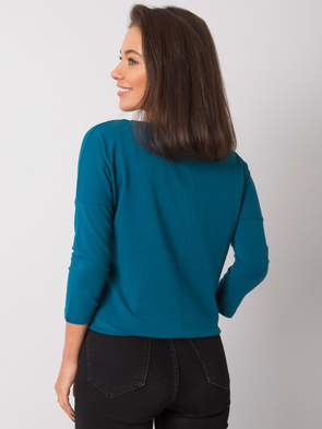 Uniwersalna morska bluzka z rękawem 3/4