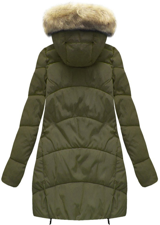 QUILTED HOODED JACKET KHAKI (MH-5565)