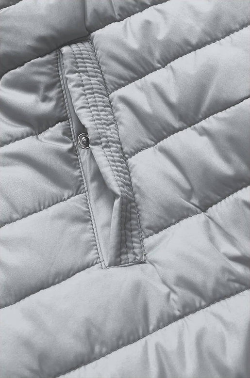 REVERSIBLE HOODED JACKET NAVY BLUE-GREY (W213)