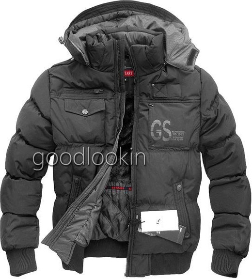 CZARNA KURTKA ZIMOWA GO START (7581)