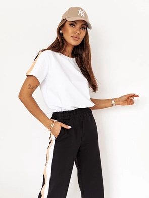 Letni damski zestaw sportowy biały