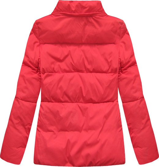 SHORT QUILTED RED JACKET (7694)
