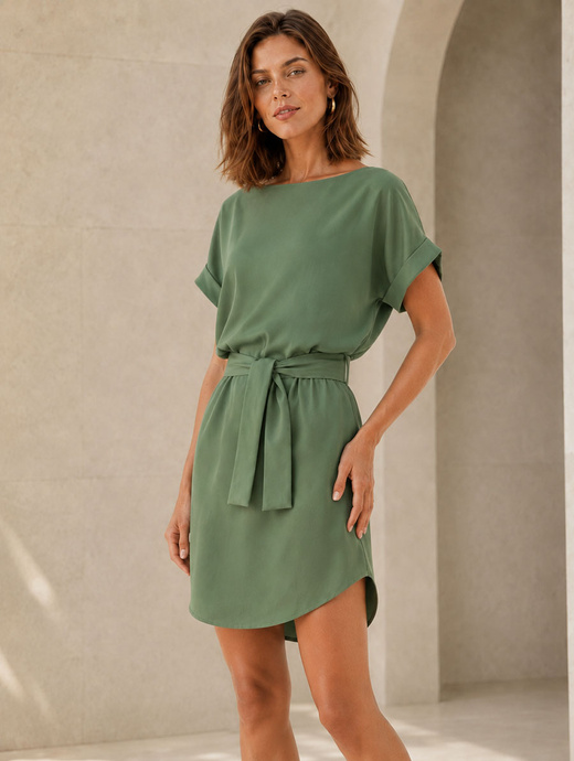 PENCIL DRESS BLACK (273ART)