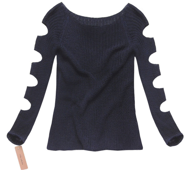 SPITZEN PULLOVER MARINEBLAU (GOOD120)