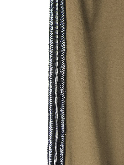 COTTON TROUSERS WITH SIDE STRIPES CARAMEL (193ART)
