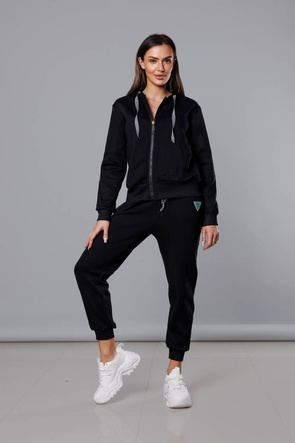Sportowy komplet damski w kolorze czarnym