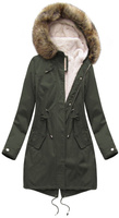HOODED PARKA WITH LINER ARMY (7626)